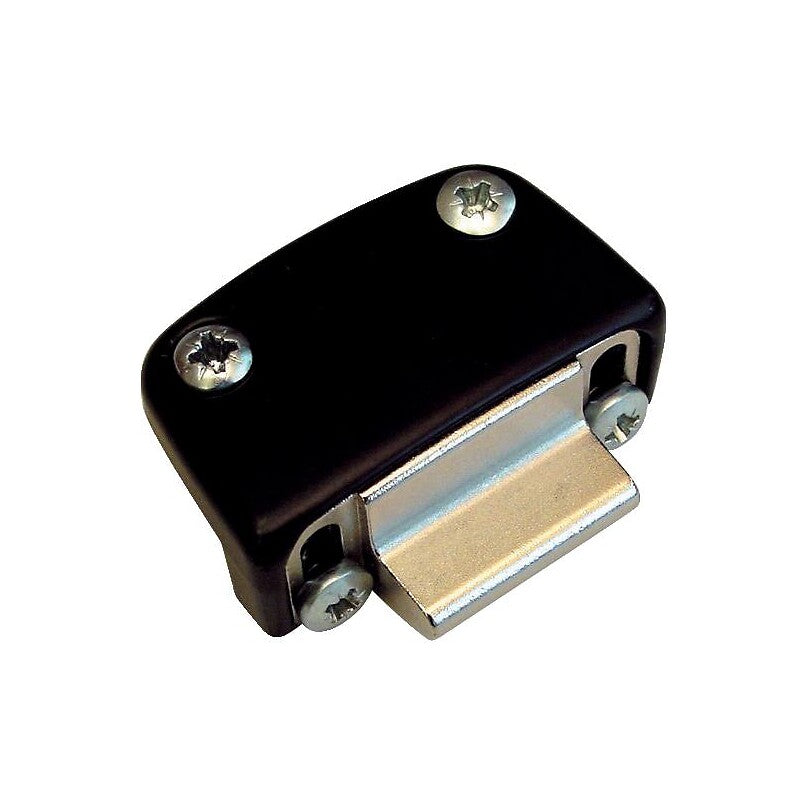 Gâche réglable spéciale menuiserie pvc coloris noir pour serrures antipaniques anaa et centuri. disponible abidjan cote d'ivoire.