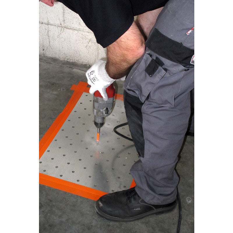 Gabarit de pose pour dinaclou acier galvanisé. disponible abidjan cote d'ivoire.