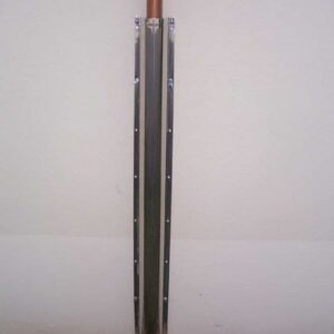 Goulotte de protection inox pour tube gaz largeur 90mm longueur 1m pour tube de 54mm maxi 999090 ten. disponible abidjan cote d'ivoire.