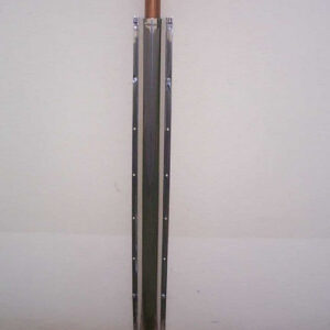 Goulotte inox de protection pour tube gaz larg 60mm long 1m pour tube 22mm maxi ref 999060. disponible abidjan cote d'ivoire.