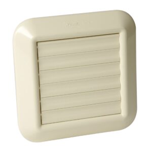 Grille d'aération à volets mobiles pour hotte de cuisine ou sèche-linge - gots - polystyrène teinte sable - 204x204x21 mm. disponible abidjan cote d'ivoire.