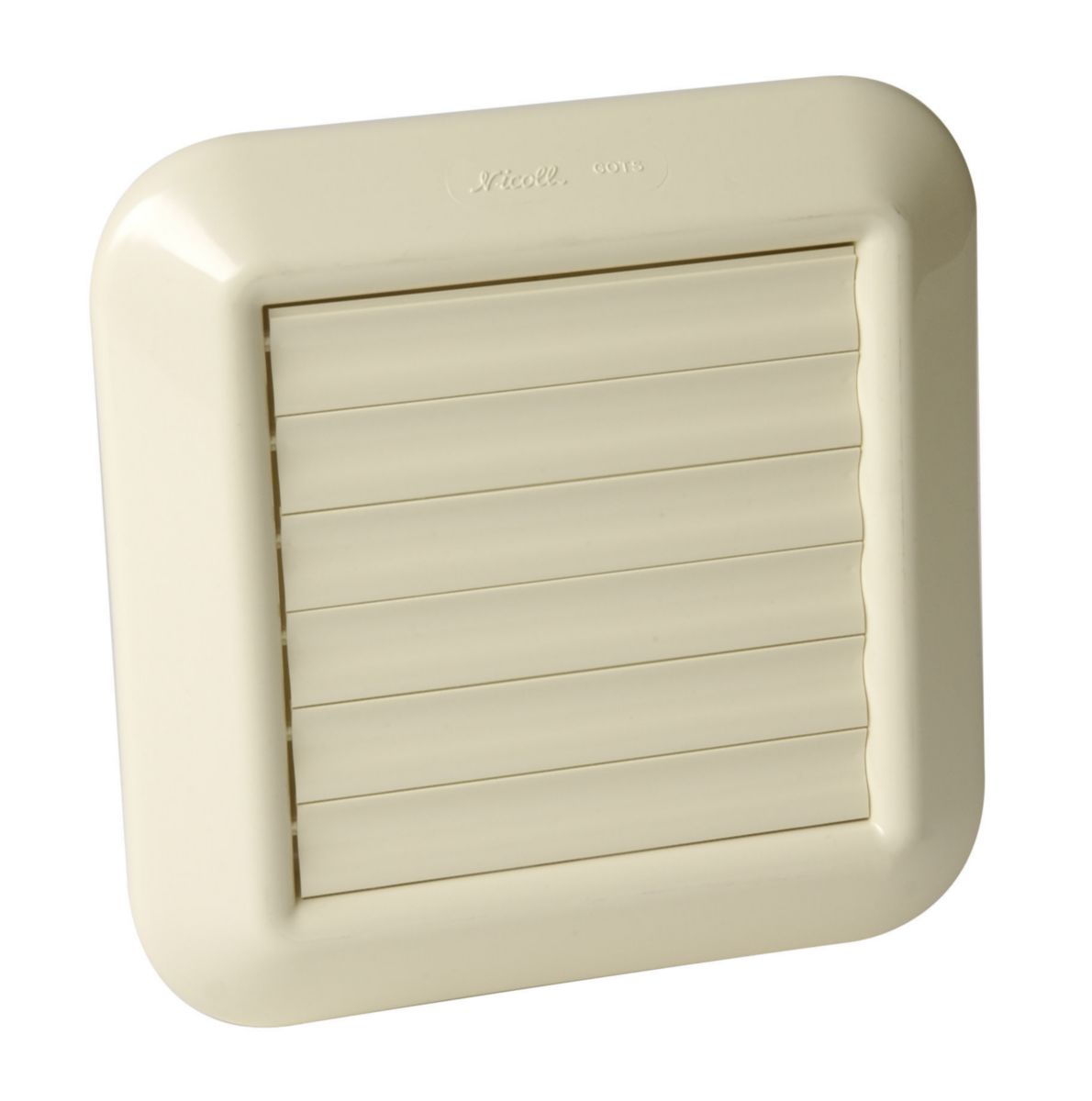 Grille d'aération à volets mobiles pour hotte de cuisine ou sèche-linge - gots - polystyrène teinte sable - 204x204x21 mm. disponible abidjan cote d'ivoire.