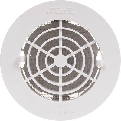 Grille d'aération - fatm125 - blanc - ø 144/110 mm - ép. disponible abidjan cote d'ivoire.