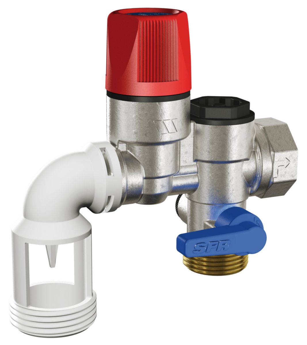 Groupe de sécurité watts industries chauffe-eau 20x27 inox coudé réf 2252571. disponible abidjan cote d'ivoire.