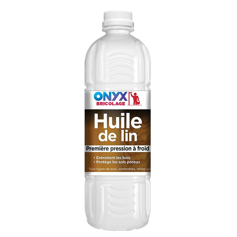 Huile de lin bidon de 1 litre. disponible abidjan cote d'ivoire.