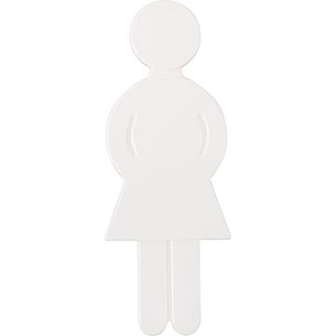 Ideogramme adhesif femme blanc. disponible abidjan cote d'ivoire.