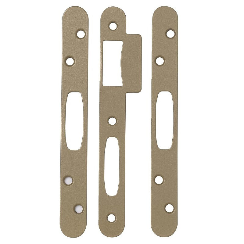 Jeu de 3 gâches plates pour serrures à larder série 5000 trilock. disponible abidjan cote d'ivoire.