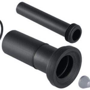 Jeu de manchettes geberit pour wc l 265 d 45 / 90, pe, avec cache-boulons et écrous réf. disponible abidjan cote d'ivoire.