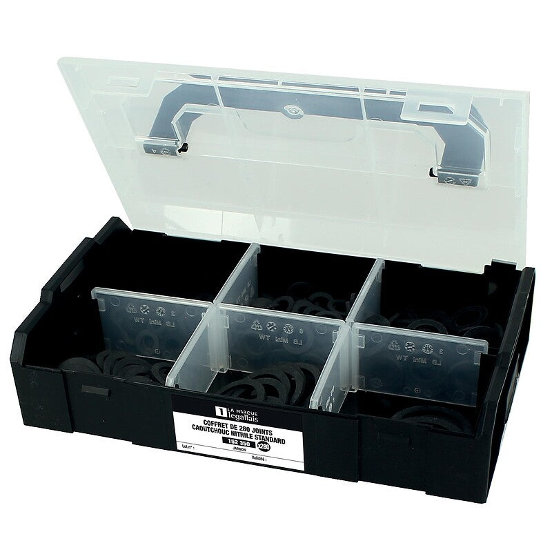 Joints caoutchouc nitrile nbr jarnon en coffret l-boxx de 280 joints. disponible abidjan cote d'ivoire.