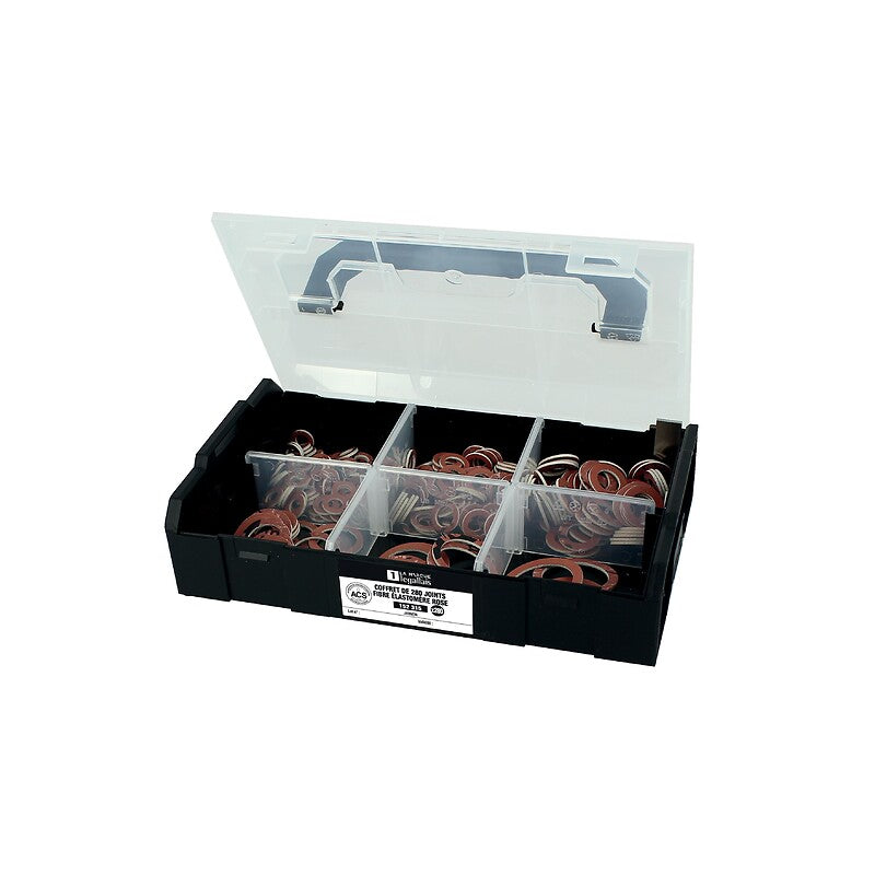Joints fibre élastomère rose jarnon coffret l-boxx de 280 joints. disponible abidjan cote d'ivoire.