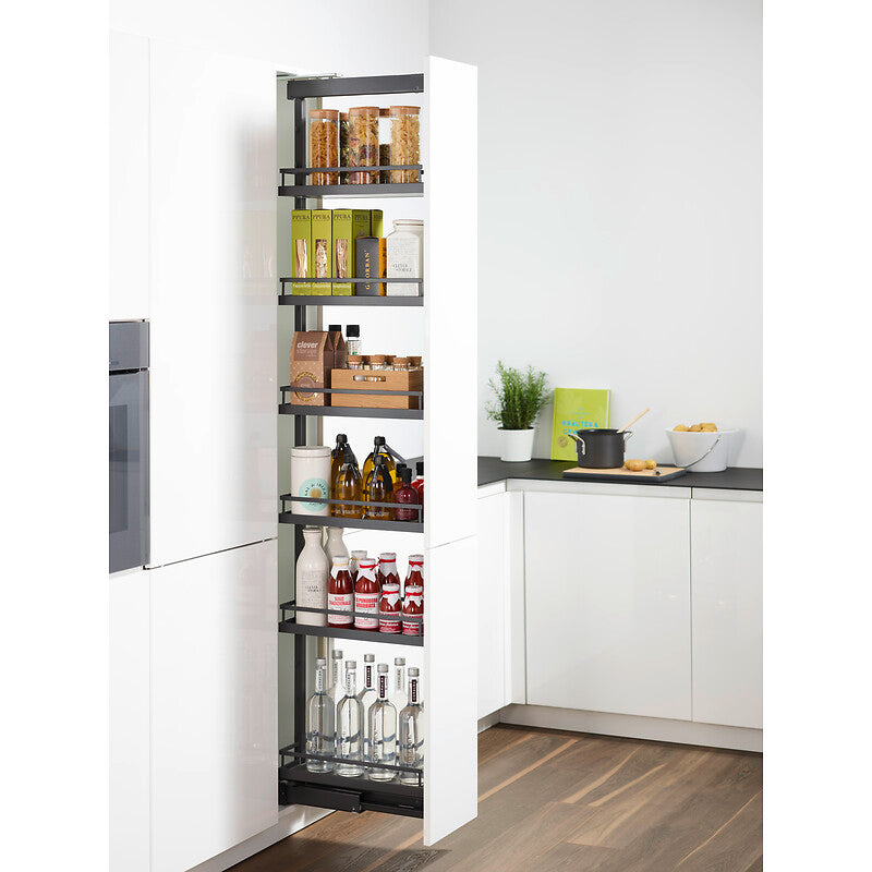 Kit complet dispensa 90 - arena style - 4 étagères - hauteur 1200/1600 mm - largeur 300 mm - finition blanc icewhite. disponible abidjan cote d'ivoire.