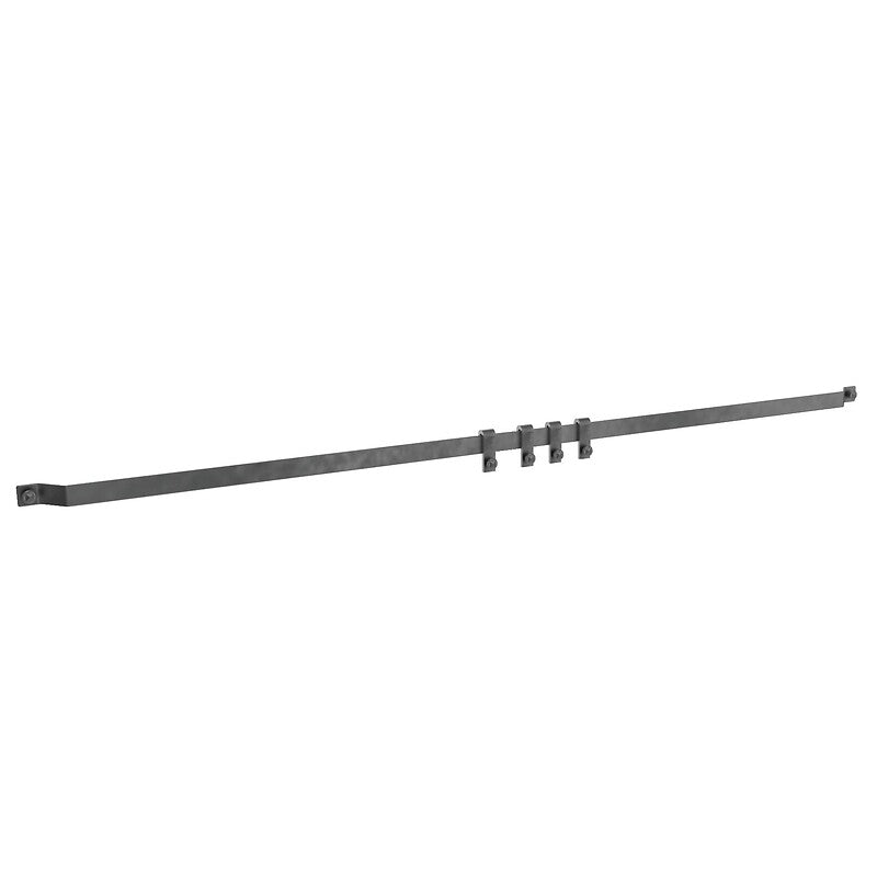 Kit de crédences murale ferré, longueur 600 mm, 4 crochets, finition noir mat. disponible abidjan cote d'ivoire.