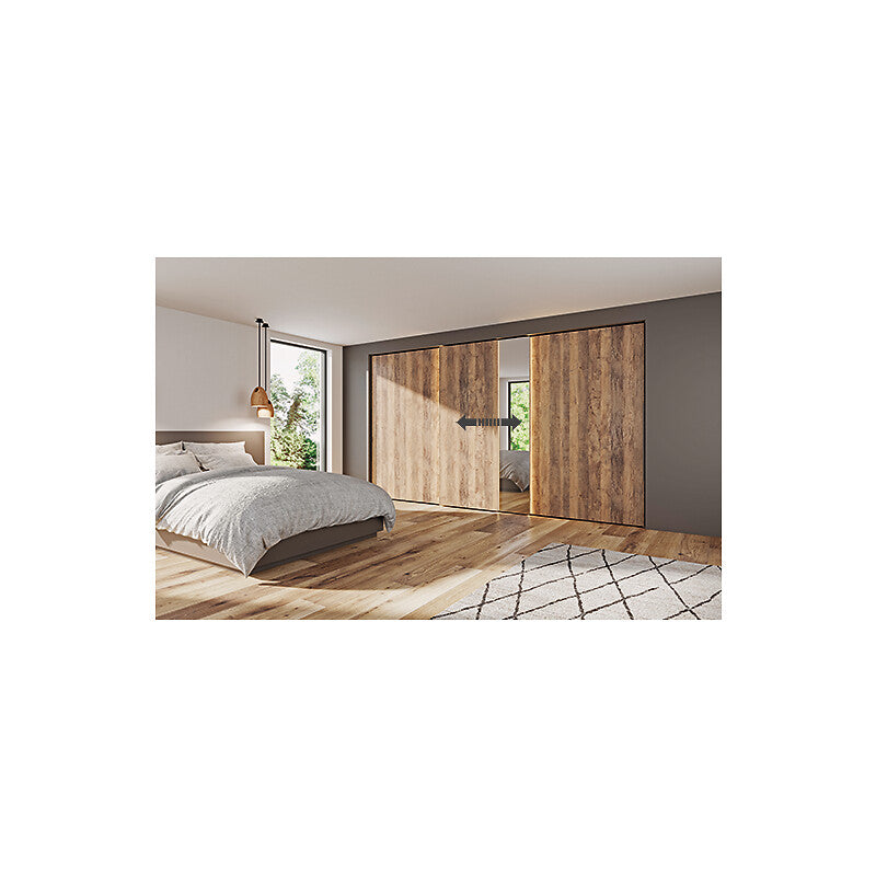 Kit de garniture de coulissage et guidage topline xl - stb 19 33 mm, épaisseur porte 22 à 30 mm - 80 kg - pour 2 portes. disponible abidjan cote d'ivoire.