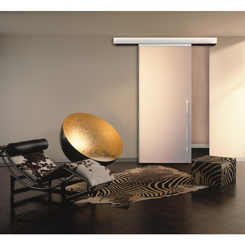 Kit de porte coulissante intérieure palma - charge 40 à 80 kg - rail en aluminium longueur 2 m. disponible abidjan cote d'ivoire.