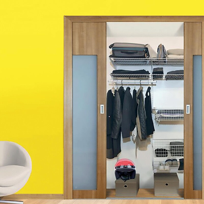 Kit dressing plum'in - modèle simple - h1220 x l700 x p380 mm - avec 1 panier - finition blanc neige. disponible abidjan cote d'ivoire.