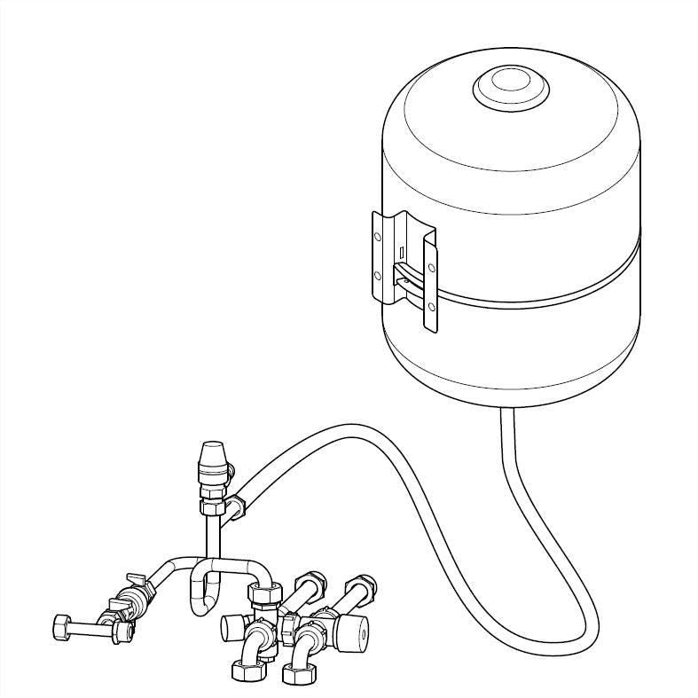 Kit expansion sanitaire atlantic duo réf 075118. disponible abidjan cote d'ivoire.
