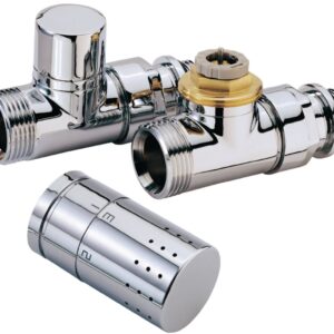 Kit robinet radiateur thermostatique design chromé alterna. disponible abidjan cote d'ivoire.