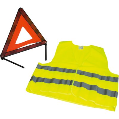 Kit triangle+gilet homologue. disponible abidjan cote d'ivoire.