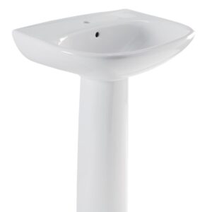 Lavabo alterna verseau2 lg : 60 cm céramique blanc, avec ou sans colonne. disponible abidjan cote d'ivoire.