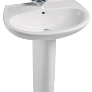 Lavabo jacob delafon brive 55cm blanc en filet, réf. disponible abidjan cote d'ivoire.