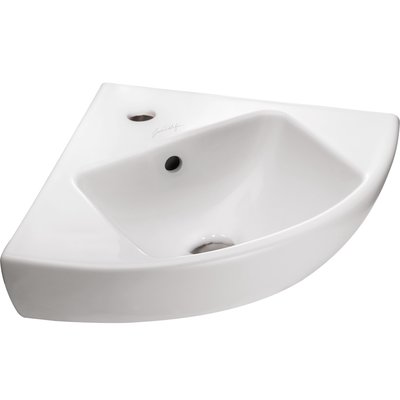 Lave-mains d'angle odeon up 34 x 34 cm, monotrou, blanc réf. disponible abidjan cote d'ivoire.