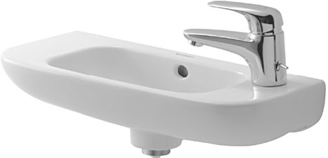 Lave mains duravit d-code, 50 x 22, blanc réf. disponible abidjan cote d'ivoire.