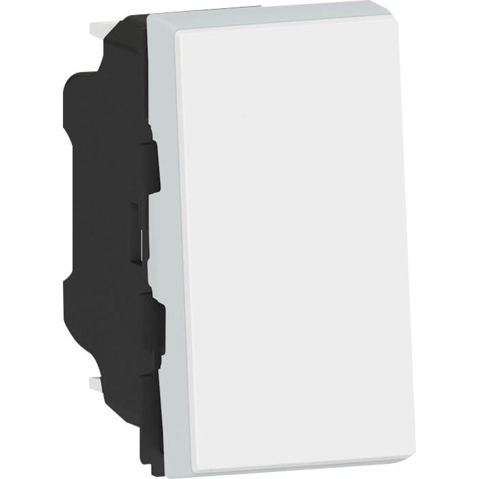 Legrand - interrupteur ou va-et-vient 10ax 250v~ mosaic easy-led 1 module - blanc réf. disponible abidjan cote d'ivoire.