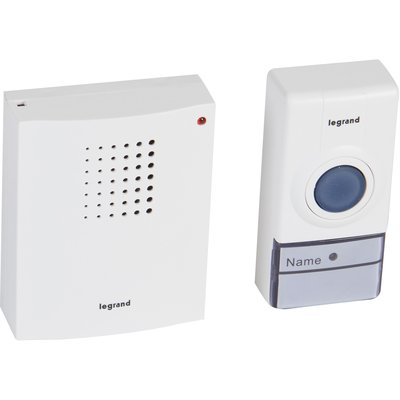 Legrand - kit carillon radio sans fil essentiel - blanc réf 094251. disponible abidjan cote d'ivoire.