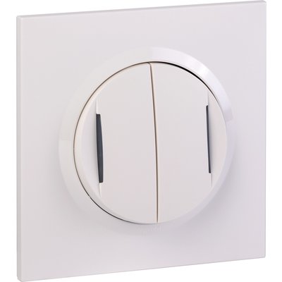 Legrand - transformeur pour réaliser 5 fonctions lumineuses dooxie one livré avec plaque carrée blanche et griffes réf 600730. disponible abidjan cote d'ivoire.