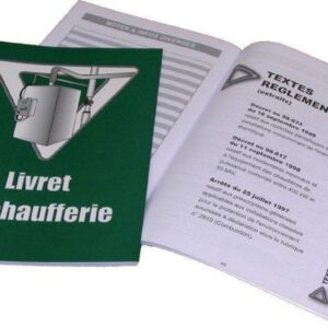 Livret de chaufferie 50 pages réf. disponible abidjan cote d'ivoire.