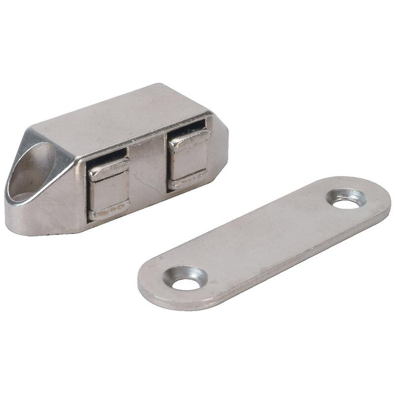 Loqueteau polair standard - zamak nickelé force 4 kg - pose en applique. disponible abidjan cote d'ivoire.