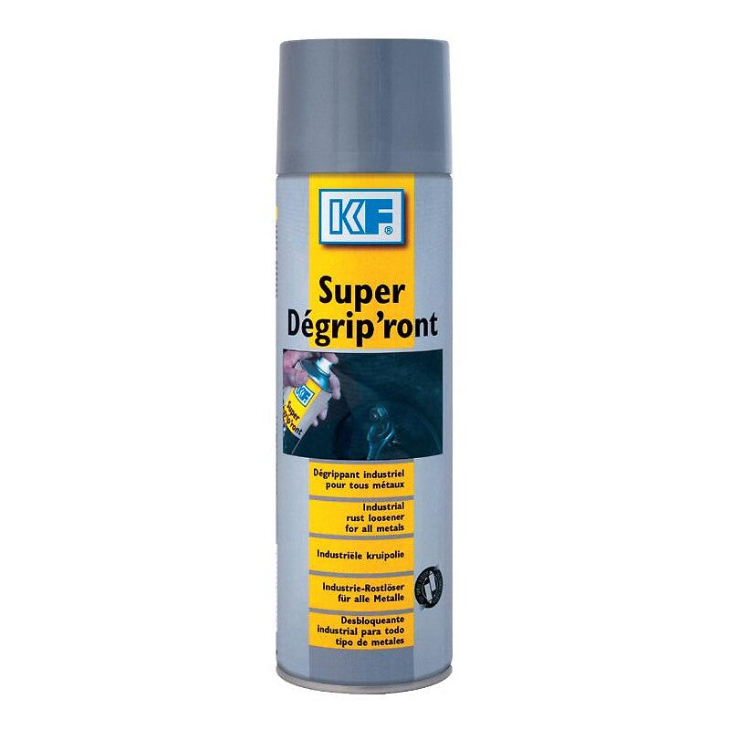 Lubrifiant dégrippant super dégrip ront, aérosol de 500 ml net. disponible abidjan cote d'ivoire.