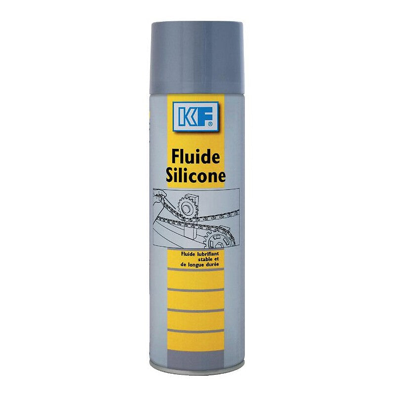 Lubrifiant fluide silicone, aérosol de 400 ml net. disponible abidjan cote d'ivoire.