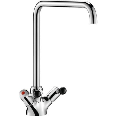 Mélangeur 5600 monotrou pour grandes plonges ou bac à laver col de cygne orientable diamètre 22 mm débit < lt/>107 l/mn saillie 300 mm réf. disponible abidjan cote d'ivoire.