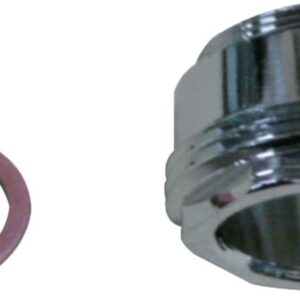 Mamelon d'adaptation m/m 22x1 - 20x27 chromé, porcher, réf. disponible abidjan cote d'ivoire.