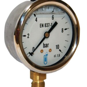 Manomètre distrilabo type 216 d63mm 0 à 10b, inox,8x13, réf. disponible abidjan cote d'ivoire.