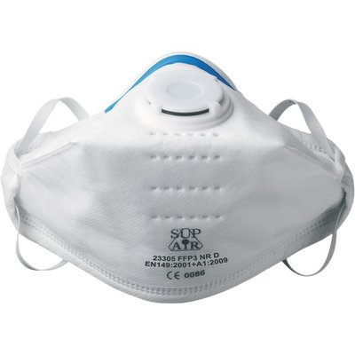 Masque pliable soupape ffp3/20. disponible abidjan cote d'ivoire.