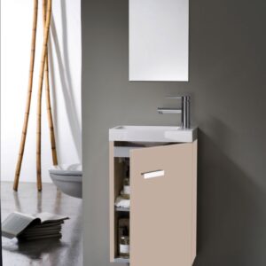 Meuble lave-mains alterna concerto 1 woodstock porte argile 40 cm. disponible abidjan cote d'ivoire.