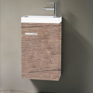 Meuble lave-mains alterna concerto 1 woodstock porte chêne nebraska 40 cm. disponible abidjan cote d'ivoire.