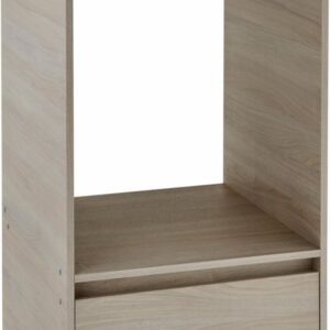 Meuble réfrigérateur moderna urban pmr 60 cm 1 tiroir, orme gris. disponible abidjan cote d'ivoire.