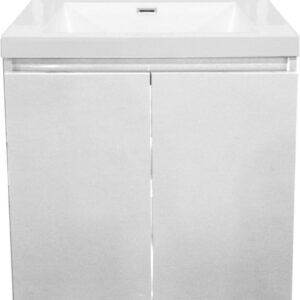 Meuble sous vasque primeo 60 cm 2 portes suspendu blanc. disponible abidjan cote d'ivoire.