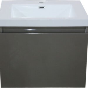 Meuble sous vasque primeo 60 cm suspendu 2 tiroirs gris. disponible abidjan cote d'ivoire.