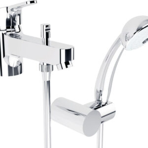 Mitigeur de bain-douche porcher olyos c2 monotrou avec ensemble douche 1 j chromé réf. disponible abidjan cote d'ivoire.