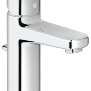 Mitigeur de lavabo grohe europlus monocommande 15 x 21, monotrou, limiteur de débit ajustable, mousseur speedclean, tirette et garniture de vidage. disponible abidjan cote d'ivoire.