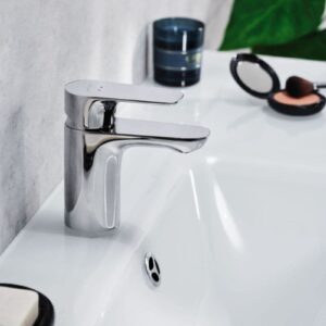Mitigeur lavabo aleo avec flexibles d'alimentation pex tournant chromé réf. disponible abidjan cote d'ivoire.