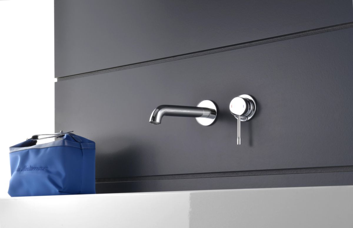 Mitigeur lavabo mural alterna design 4 coloris disponibles, encastré avec corps d'encastrement alterna. disponible abidjan cote d'ivoire.