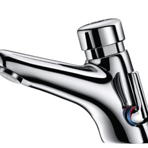 Mitigeur temporisé pour lavabo tempomix 2 avec anti-blocage à bouton-poussoir + robinets d'arrêts droits : réf. disponible abidjan cote d'ivoire.