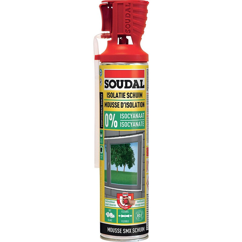 Mousse auto-expansives smx sans isocyanate 500 ml, carton de 6. disponible abidjan cote d'ivoire.