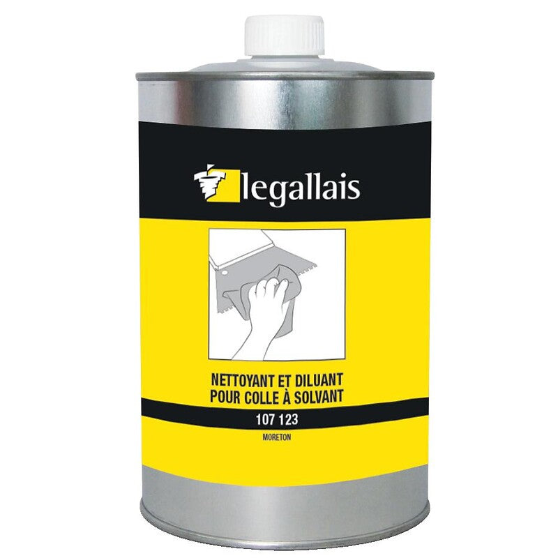 Nettoyant et diluant moreton pour colles à solvant bidon de 0,9l. disponible abidjan cote d'ivoire.