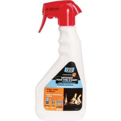 Nettoyant vitres d'inserts propfeu pulvérisateur 500ml réf 821506. disponible abidjan cote d'ivoire.